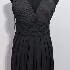 Catherine Malandrino Black Midi Dress Size 10